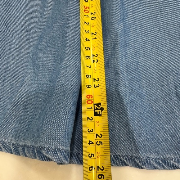 Vineyard Vines Girls Denim Chambray Pintuck Dress Size XS MSRP $89 NWT - Picture 5 of 11